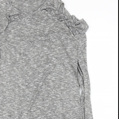Preworn Womens Grey   Jumper Dress  Size L