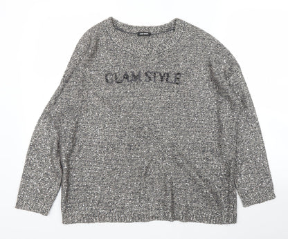 Gerry Weber Womens Grey   Pullover Jumper Size L