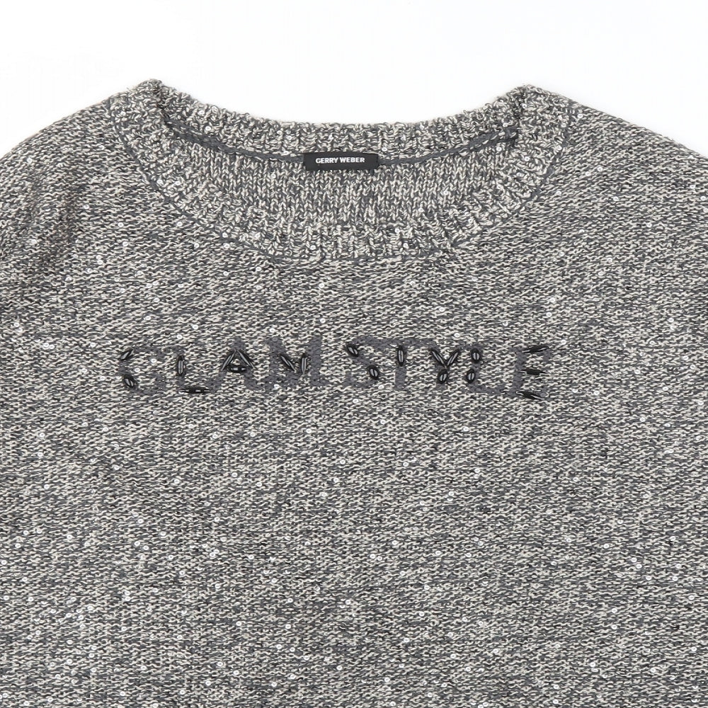 Gerry Weber Womens Grey   Pullover Jumper Size L