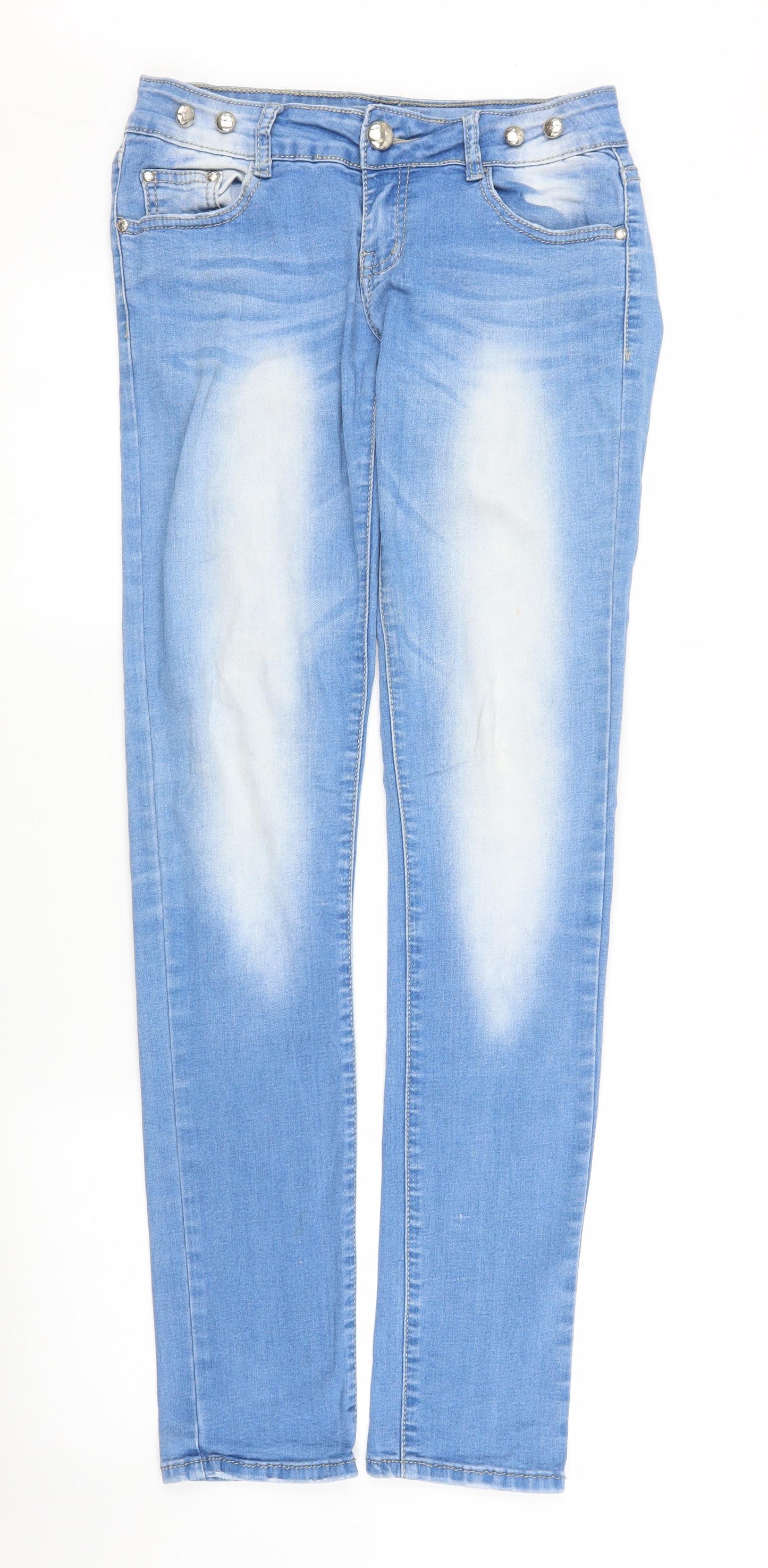 Re-dress Womens Blue  Denim Skinny Jeans Size 28 in L32 in