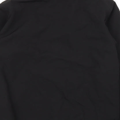 Uneek Womens Black   Full Zip Jumper Size S