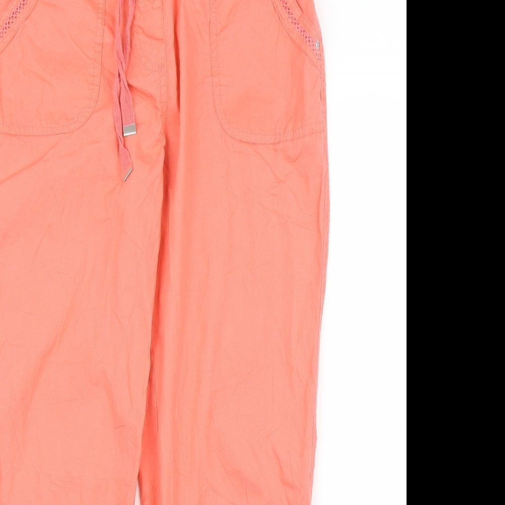 George Womens Pink   Capri Trousers Size 10 L24 in