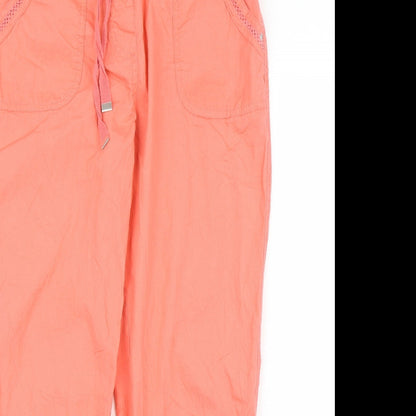 George Womens Pink   Capri Trousers Size 10 L24 in