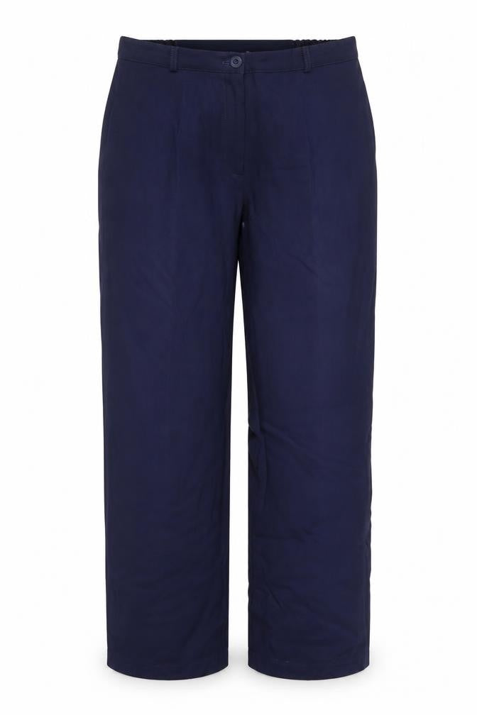 Womens UK Size 10 Debenhams Regular Fit Bloomer Blue Trousers