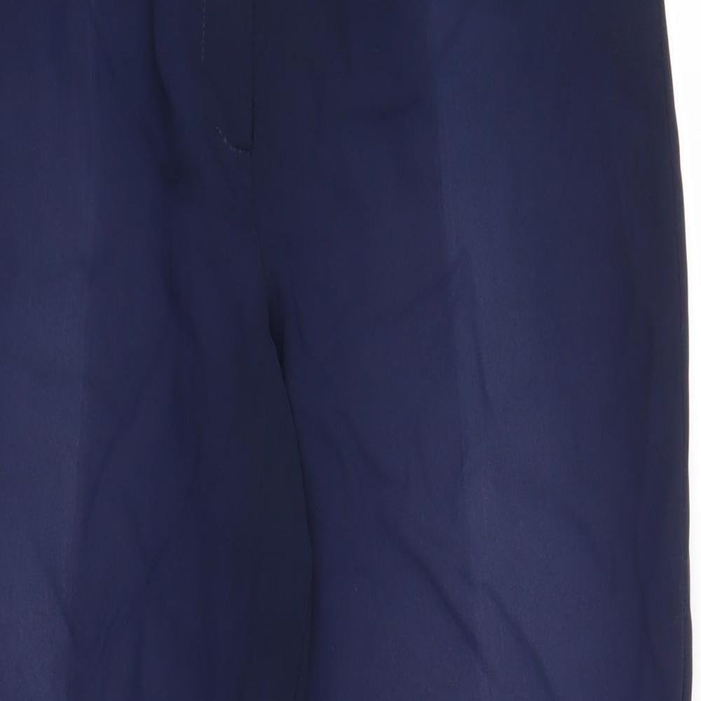 Womens UK Size 10 Debenhams Regular Fit Bloomer Blue Trousers