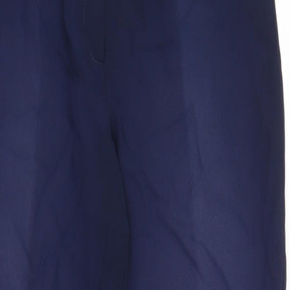 Womens UK Size 10 Debenhams Regular Fit Bloomer Blue Trousers