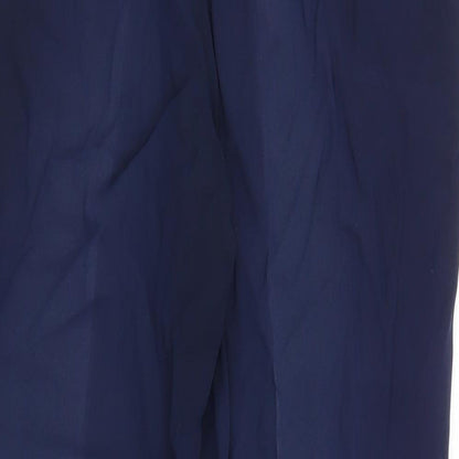 Womens UK Size 10 Debenhams Regular Fit Bloomer Blue Trousers