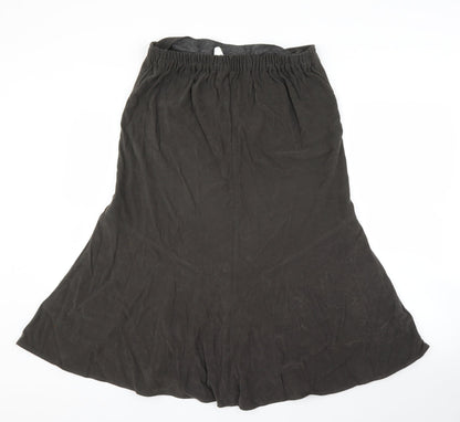 Damart Womens Grey   Trumpet Skirt Size 14