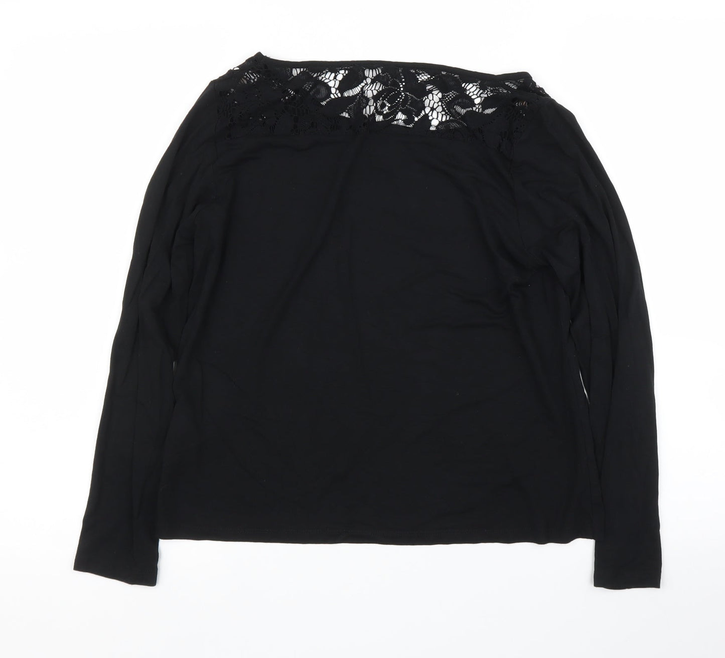 Womens UK Size 16 M&S Black Basic Blouse