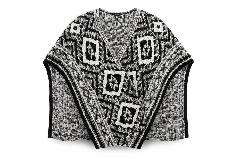 Venus Womens Black   Cape Jumper One Size