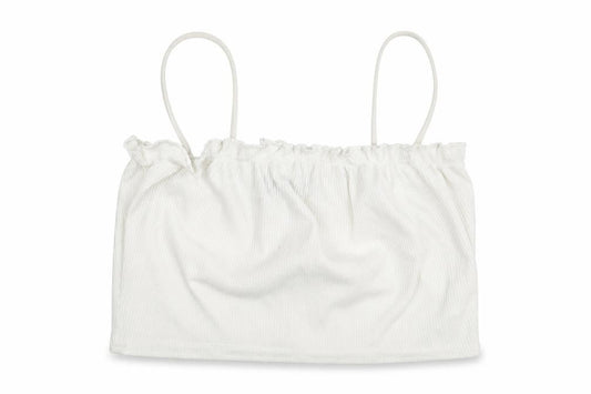 Womens UK Size 8 Nasty Gal White Cropped Tank