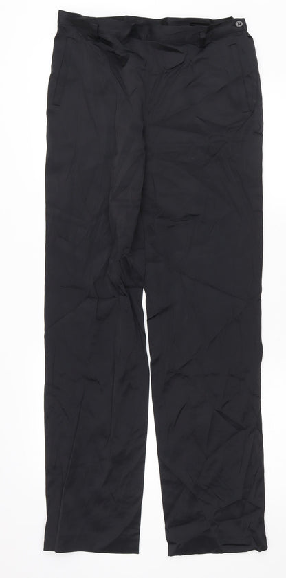 Womens UK Size 10 Episode Regular Fit  Black Trousers