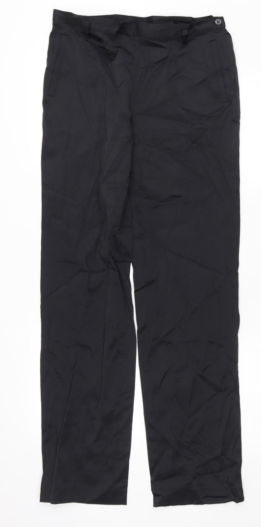 Womens UK Size 10 Episode Regular Fit  Black Trousers