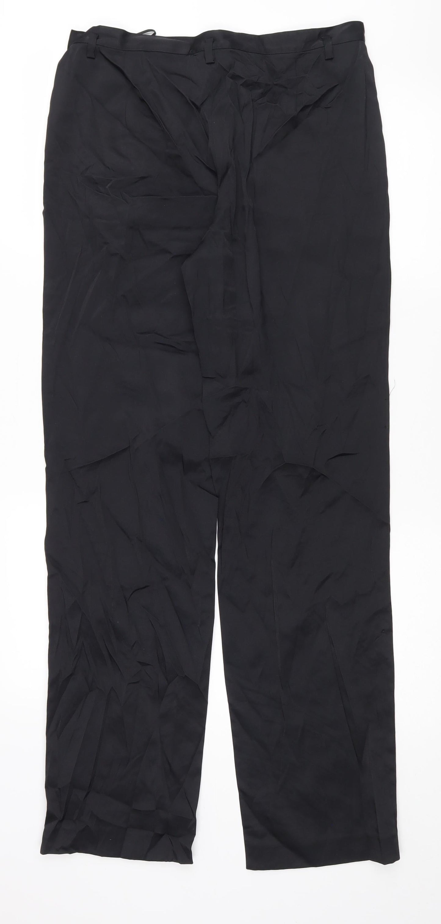 Womens UK Size 10 Episode Regular Fit  Black Trousers