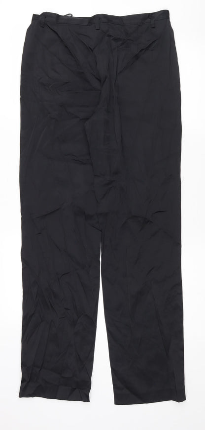 Womens UK Size 10 Episode Regular Fit  Black Trousers