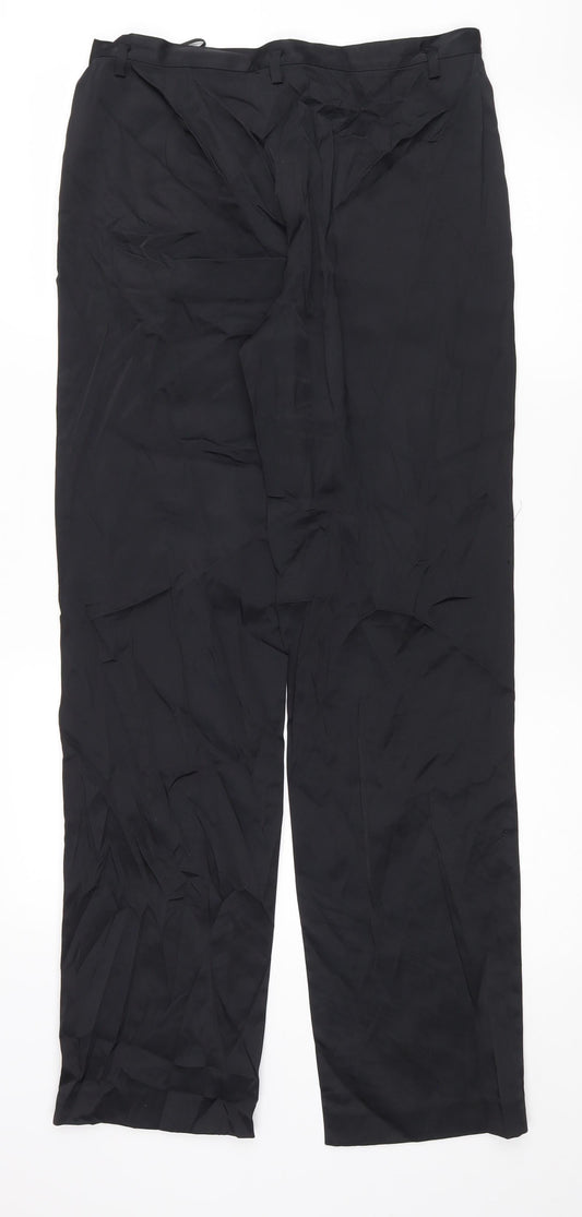 Womens UK Size 10 Episode Regular Fit  Black Trousers