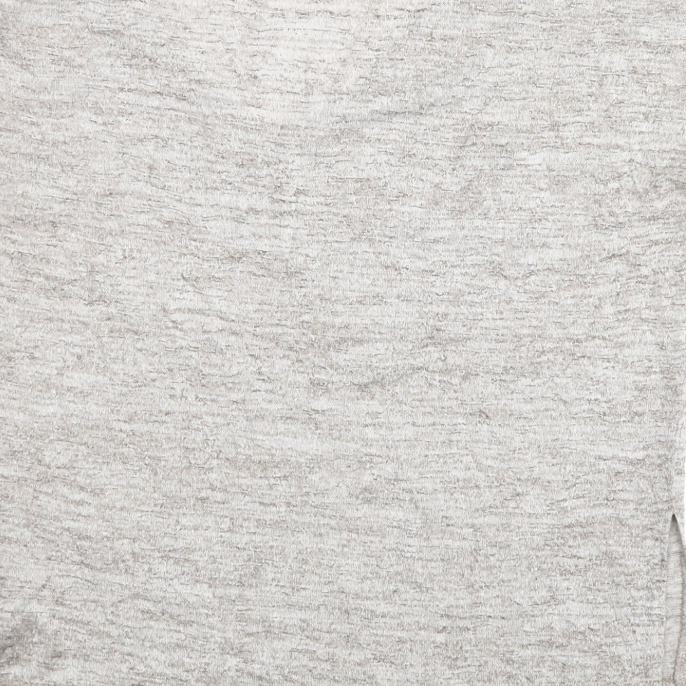 Womens UK Size 12 Atmosphere Grey Basic T-Shirt