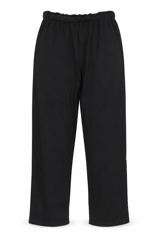 Womens UK Size L Preworn Regular Fit  Black Trousers