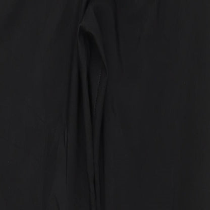 Womens UK Size L Preworn Regular Fit  Black Trousers