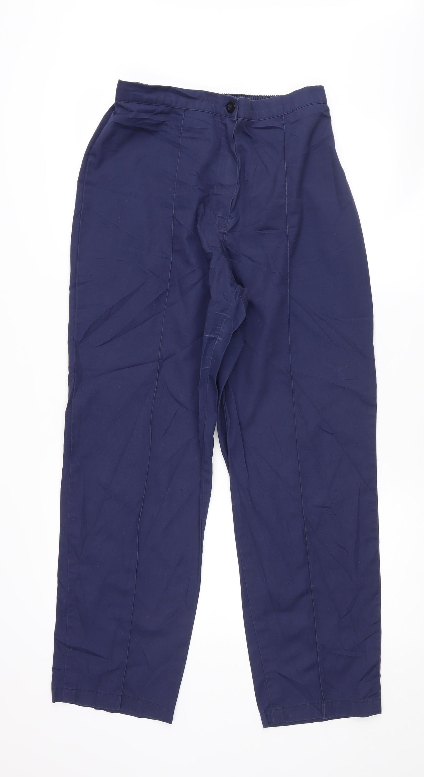 Womens UK Size 12 Simon Jersey Regular Fit  Blue Trousers