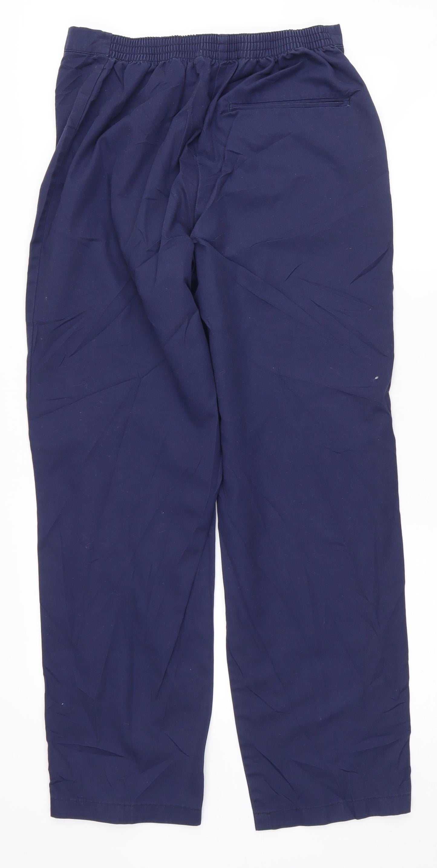 Womens UK Size 12 Simon Jersey Regular Fit  Blue Trousers