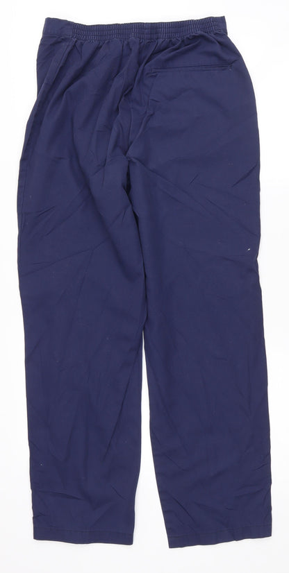 Womens UK Size 12 Simon Jersey Regular Fit  Blue Trousers