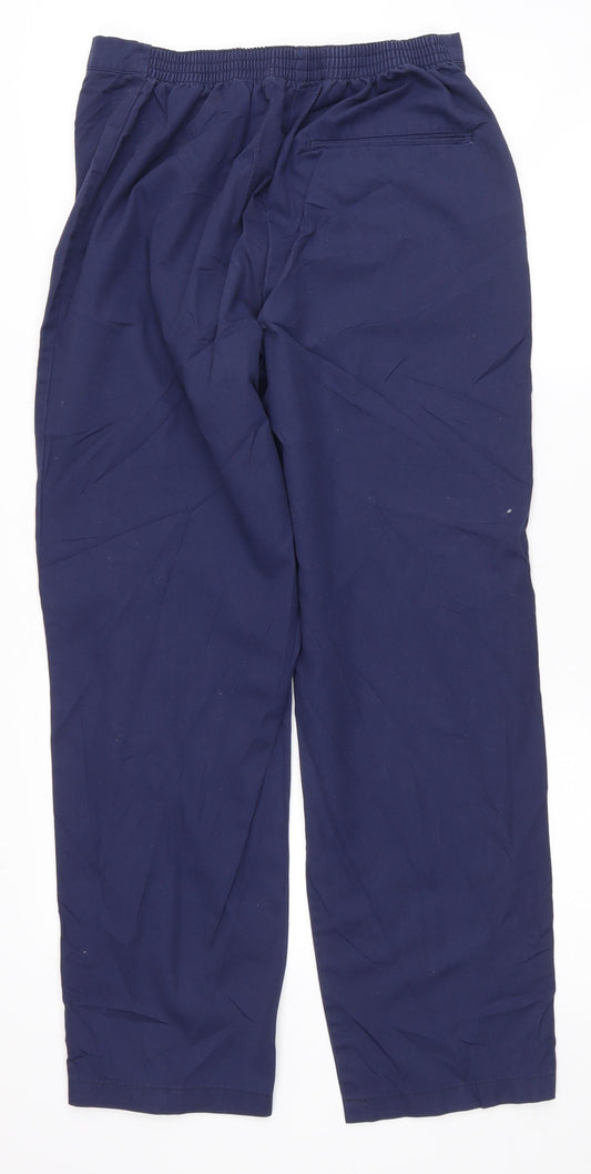 Womens UK Size 12 Simon Jersey Regular Fit  Blue Trousers