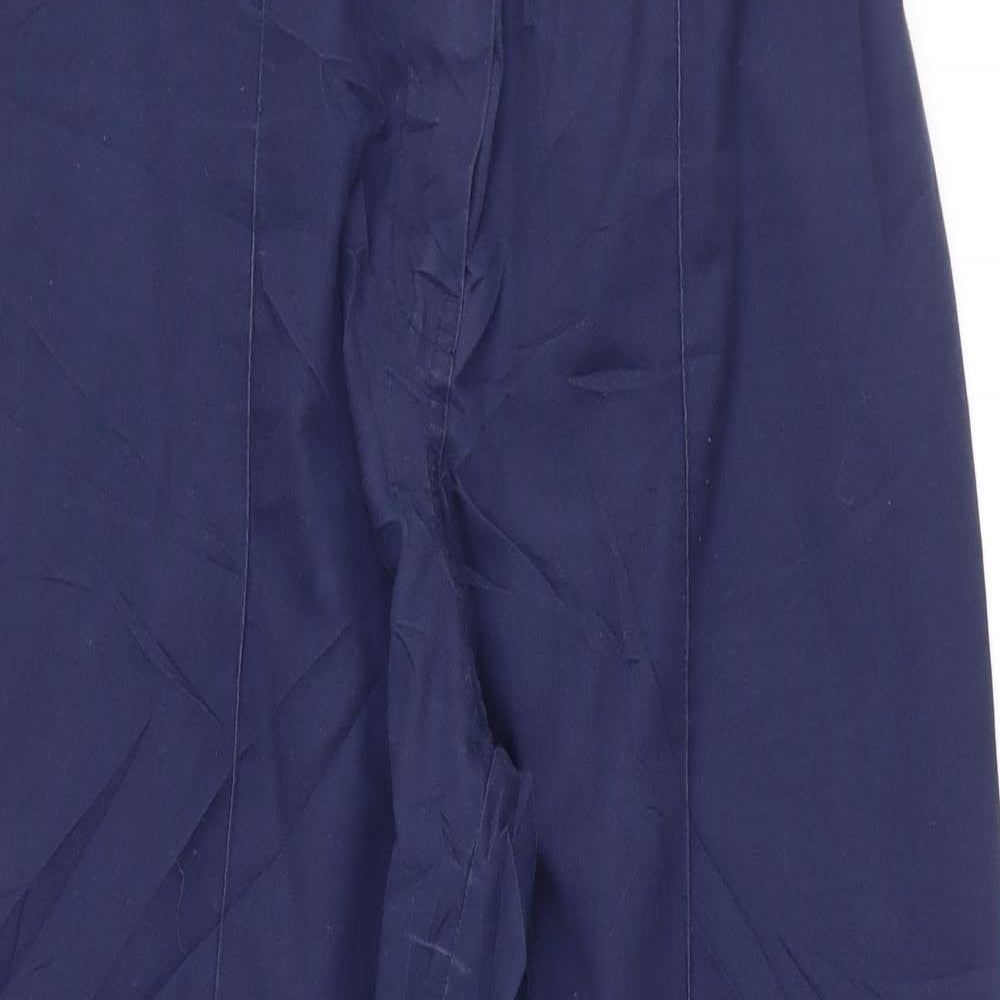 Womens UK Size 12 Simon Jersey Regular Fit  Blue Trousers