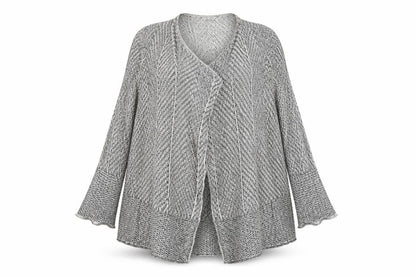 Eight Eight Eight Womens Multicoloured Argyle/Diamond  Cape Jumper Size 16