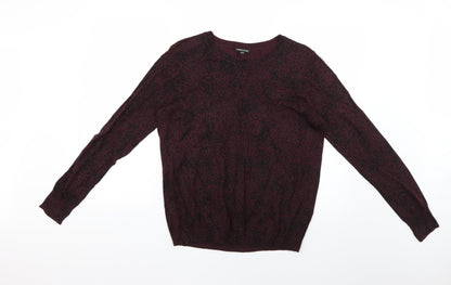 Womens UK Size 14 Warehouse Purple Pullover Jumper