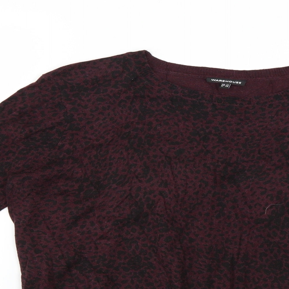 Womens UK Size 14 Warehouse Purple Pullover Jumper