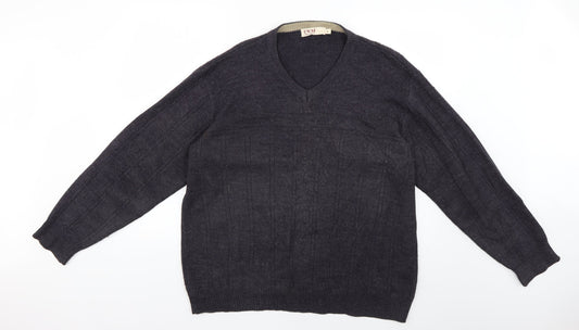 EWM Mens Grey   Pullover Jumper Size L