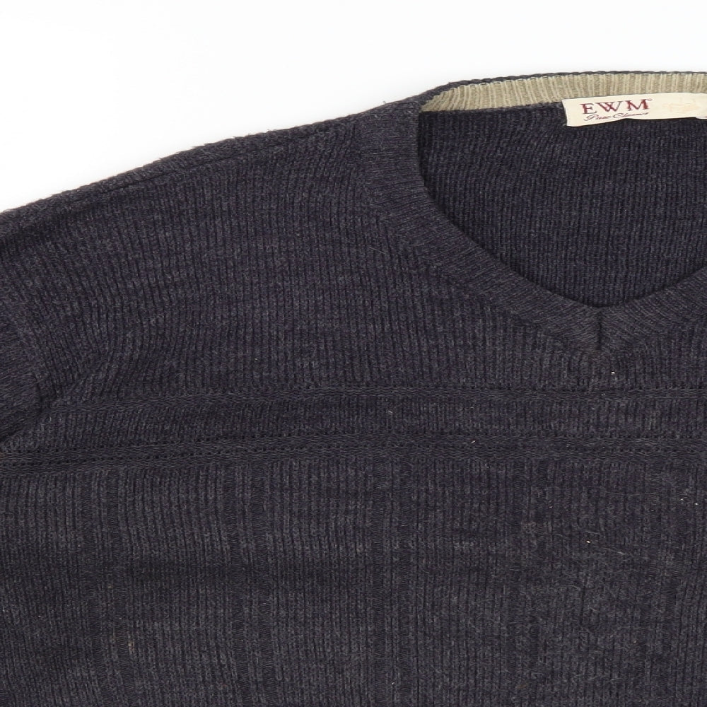 EWM Mens Grey   Pullover Jumper Size L