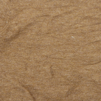 Womens UK Size S H7m Brown Pullover Jumper