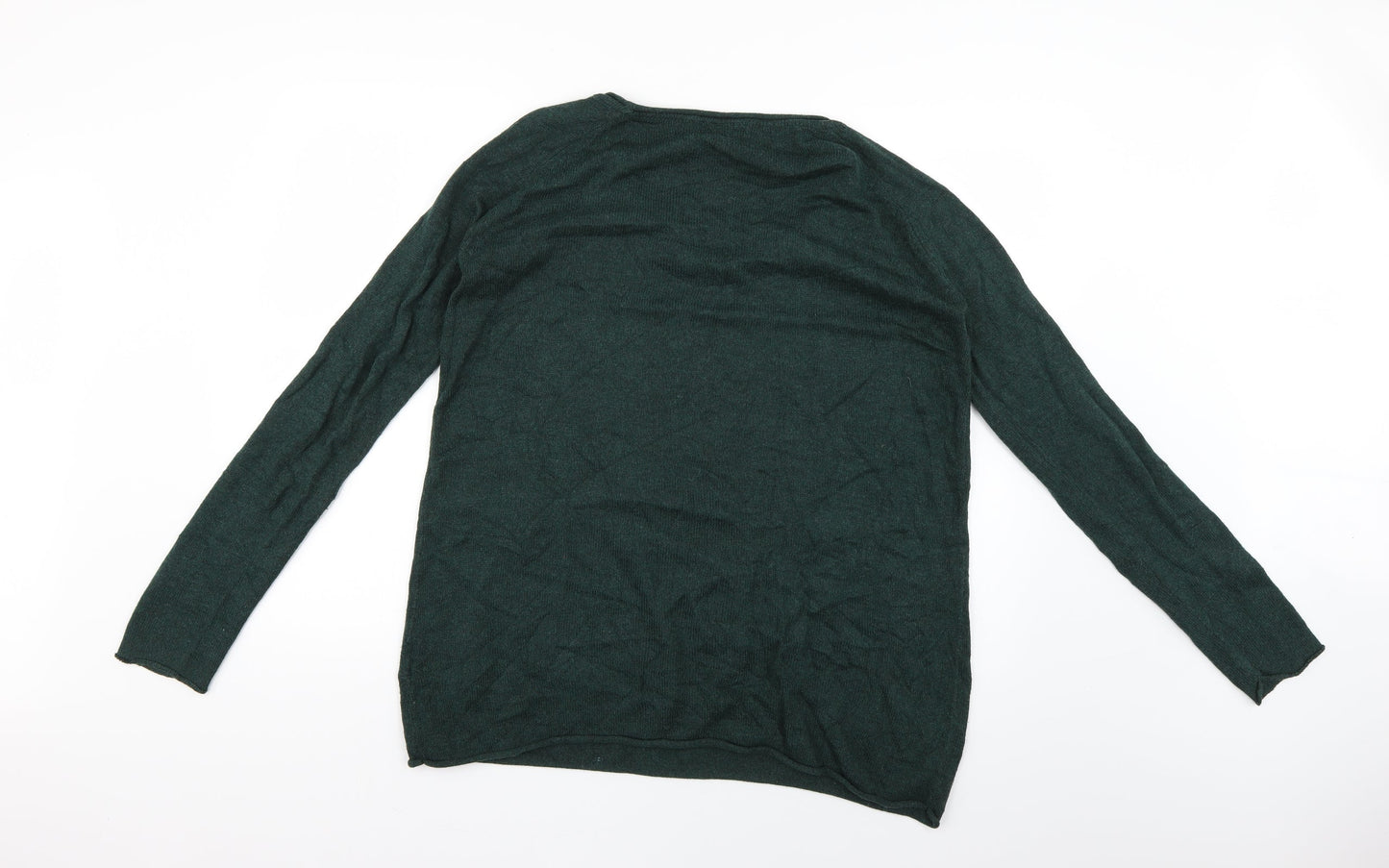 Womens UK Size S H&M Green Pullover Jumper