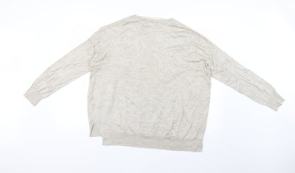 Womens UK Size 14 Atmosphere Beige Pullover Jumper