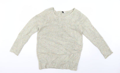 Womens UK Size 12 H&M Multicoloured Pullover Jumper