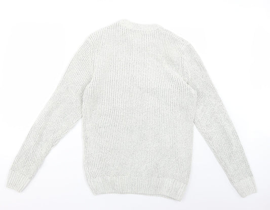 Womens UK Size M NEXT Grey Pullover Jumper