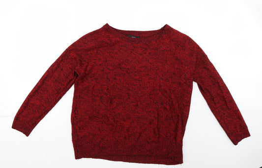 forever21 Womens Red   Pullover Jumper Size M