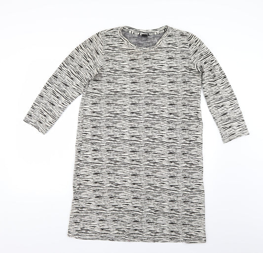 Monki Womens Multicoloured Geometric  Bodycon  Size L