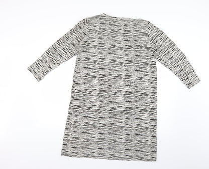 Monki Womens Multicoloured Geometric  Bodycon  Size L