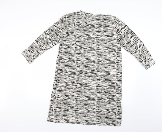 Monki Womens Multicoloured Geometric  Bodycon  Size L