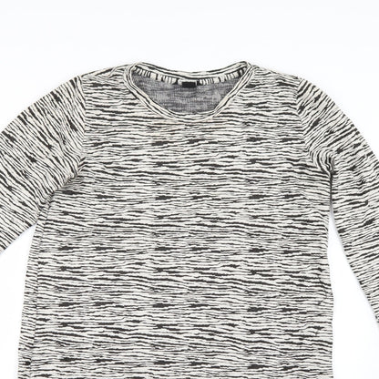 Monki Womens Multicoloured Geometric  Bodycon  Size L