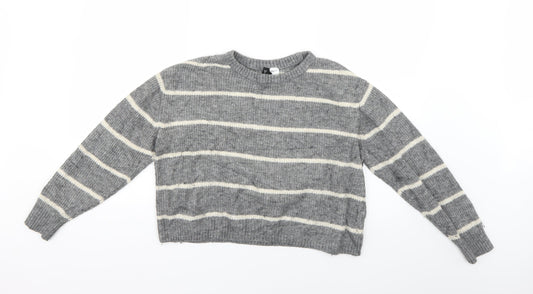 Womens UK Size M H&M Grey Pullover Jumper