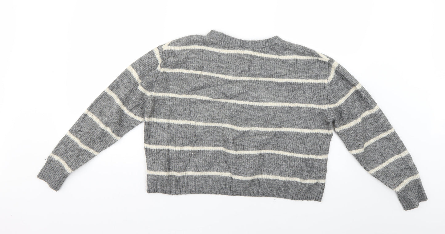 Womens UK Size M H&M Grey Pullover Jumper
