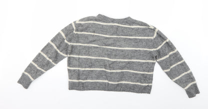 Womens UK Size M H&M Grey Pullover Jumper