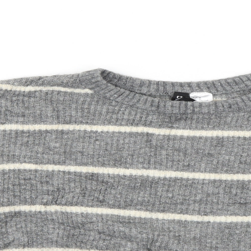 Womens UK Size M H&M Grey Pullover Jumper