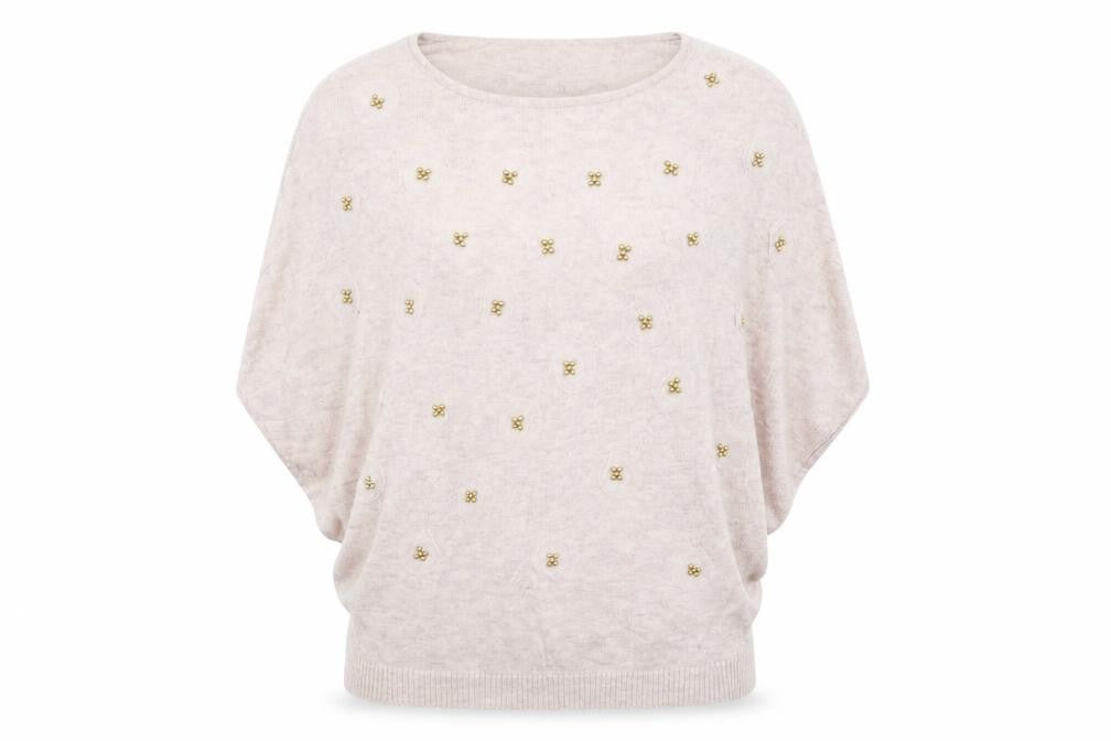 Womens UK Size S sweewe Pink Pullover Jumper