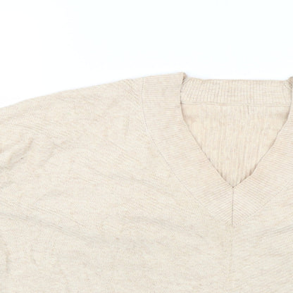 Womens UK Size 6 River Island Beige Pullover Jumper
