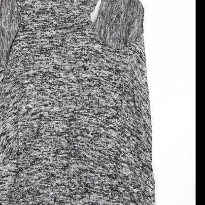 stylewise Womens Grey   Cape Jumper Size S